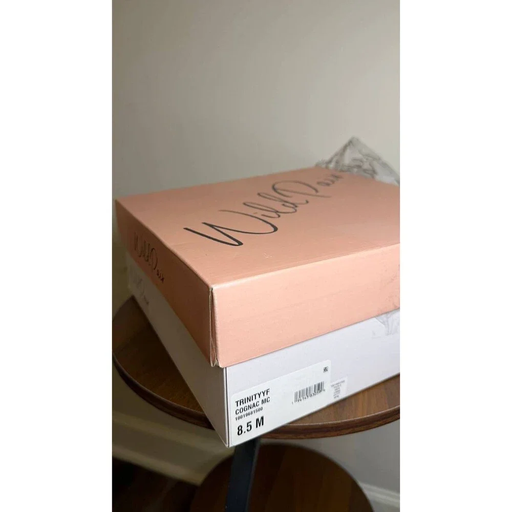 Wild Pair Trinityy Knit Pointed Toe Dress Booties Brown 8.5M Pull‑On NWB $79.90 - Picture 8 of 8